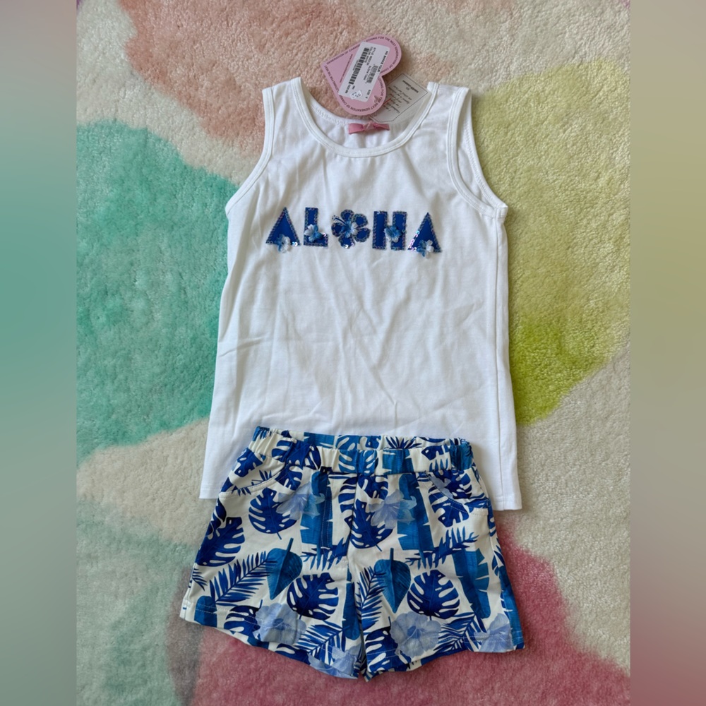 NWT size 6 haven girl Hawaiian set!